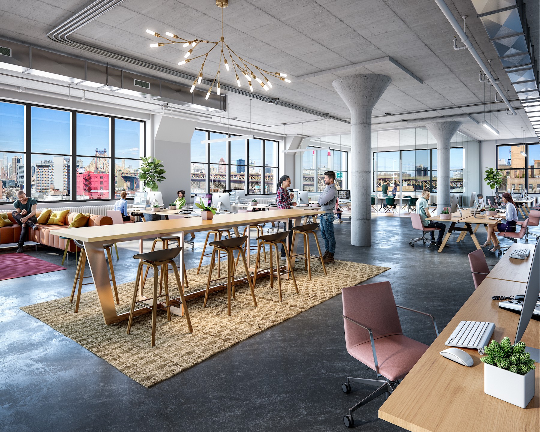 43-01 22nd Street Long Island City Open Plan Office Space