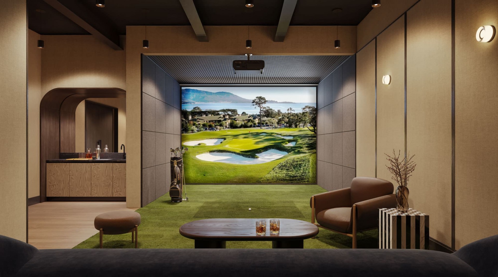 222 Broadway Golf Simulator